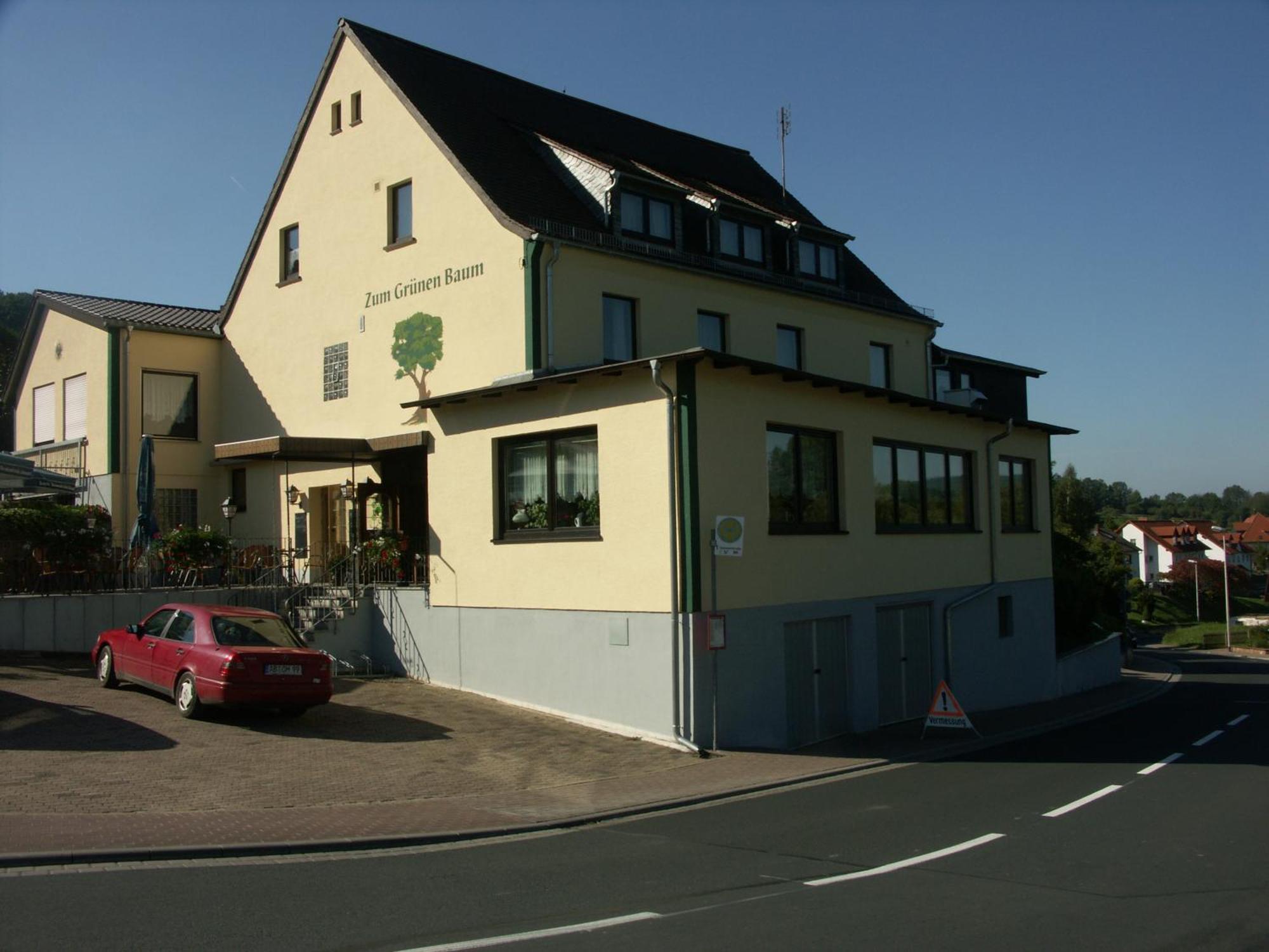 Restaurant Grüner Baum Otel Leidersbach Dış mekan fotoğraf