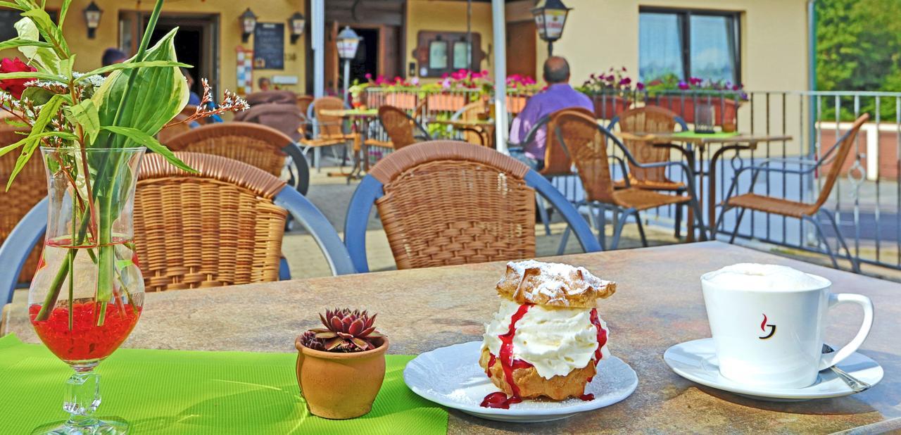 Restaurant Grüner Baum Otel Leidersbach Dış mekan fotoğraf